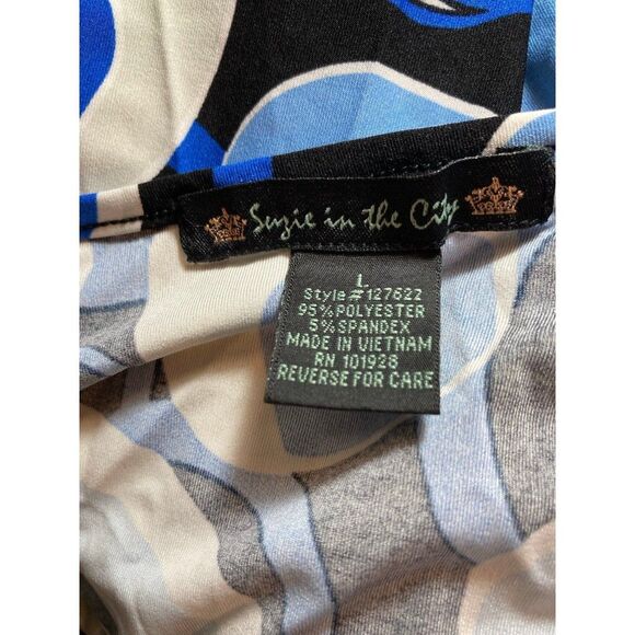 Suzie in the City multicolored stretch blouse - Picture 2 of 6